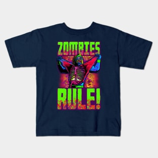 Zombies Rule! Kids T-Shirt